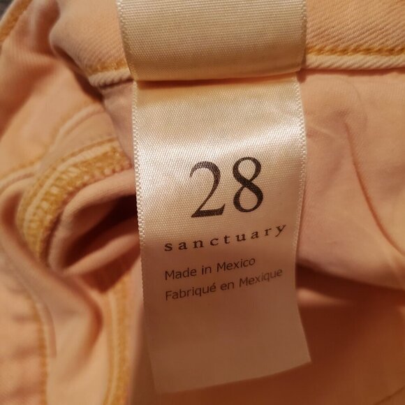 Sanctuary Anthropologie Fearless High Rise Denim Shorts Desert Marigold 28 - Picture 5 of 5